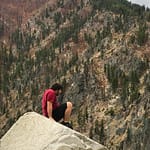 Pull out overlook along the South Fork of the Payette River, Idaho