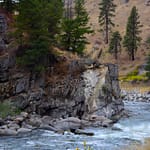 View of the S Fork Payette River Canyon, Idaho