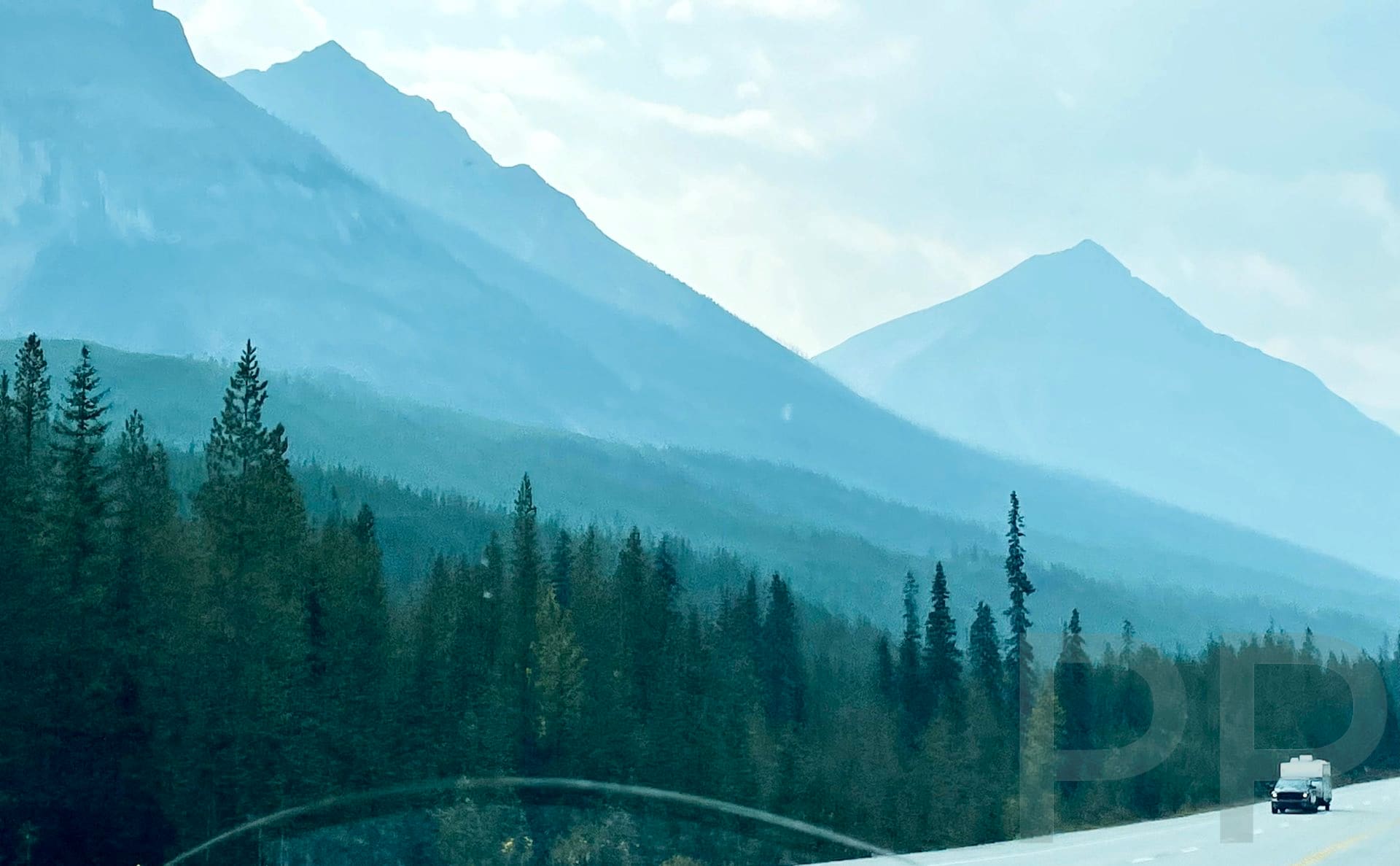 Kootenay National Park along the Windermere Highway