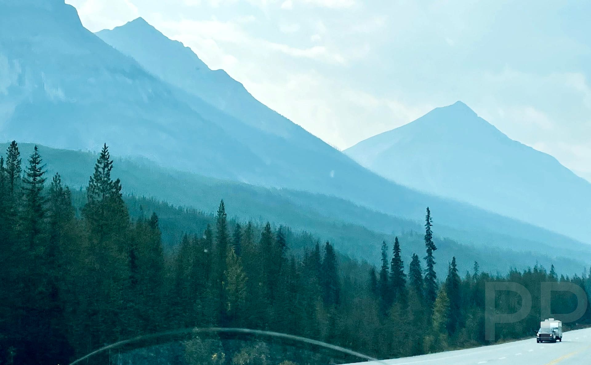 Kootenay National Park along the Windermere Highway