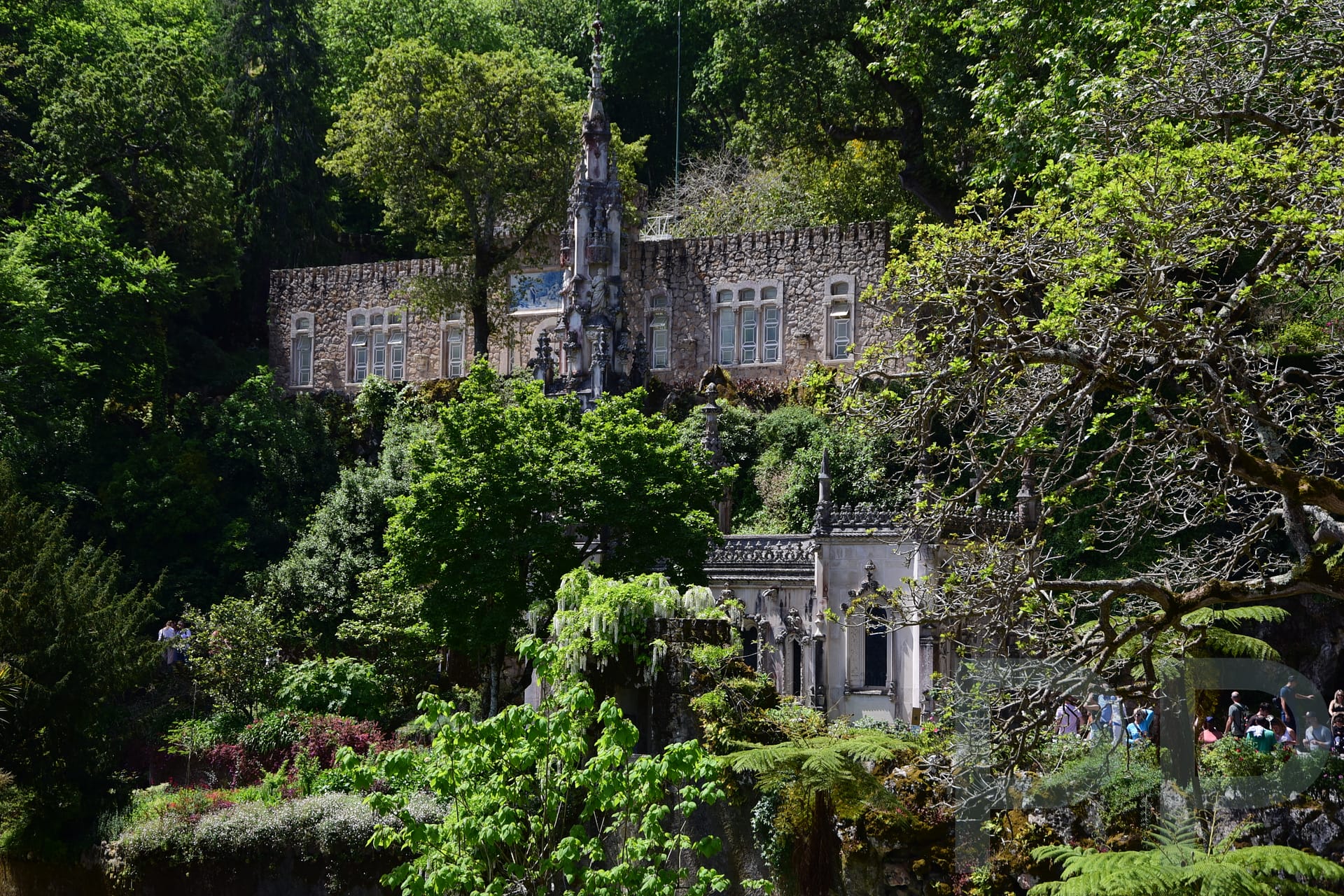 Quinta da Regaleira gardens Sintra Portugal pathways greenery