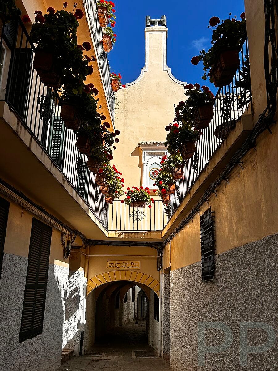 Entrance to the Tangier American Legation Museum in Morocco.