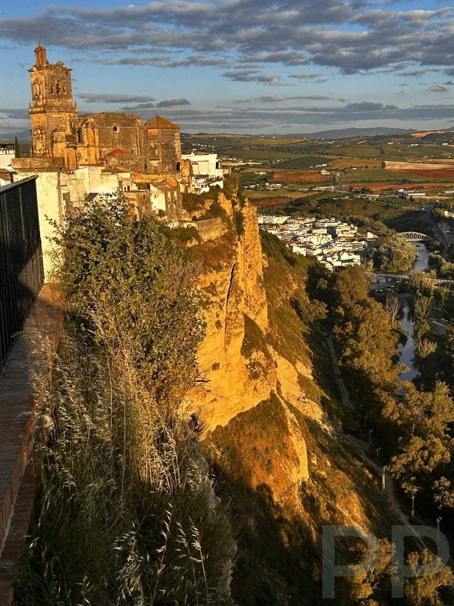 Arcos de la Frontera rises dramatically above the Guadalete River&mdash;one of the most striking white villages in Andalusia.