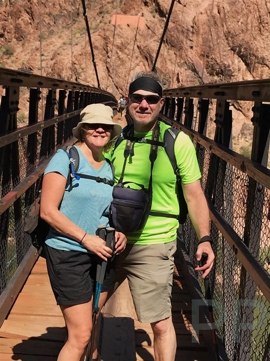 Black Bridge over the Colorado River, South Kaibab Trail