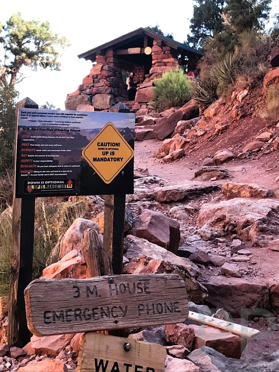 3 Mile Resthouse, Bright Angel Trail, Grand Canyon