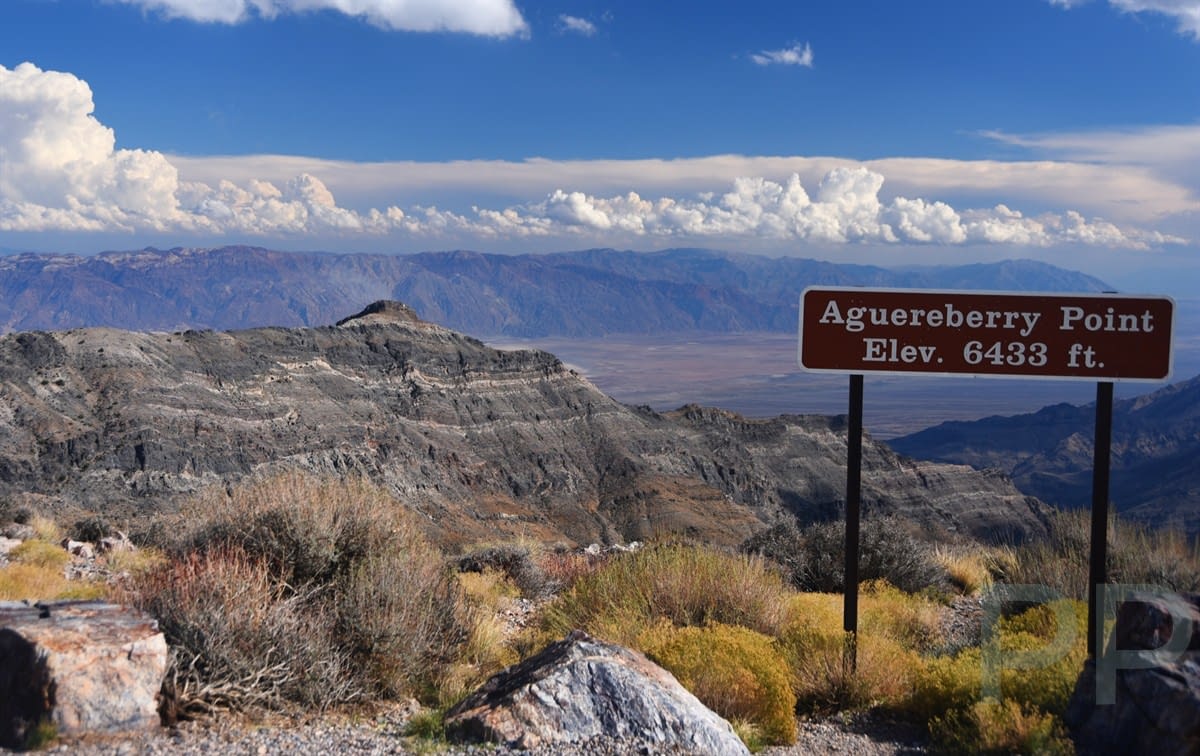 Aguereberry Point, looking out across Death Valley toward Dante's View