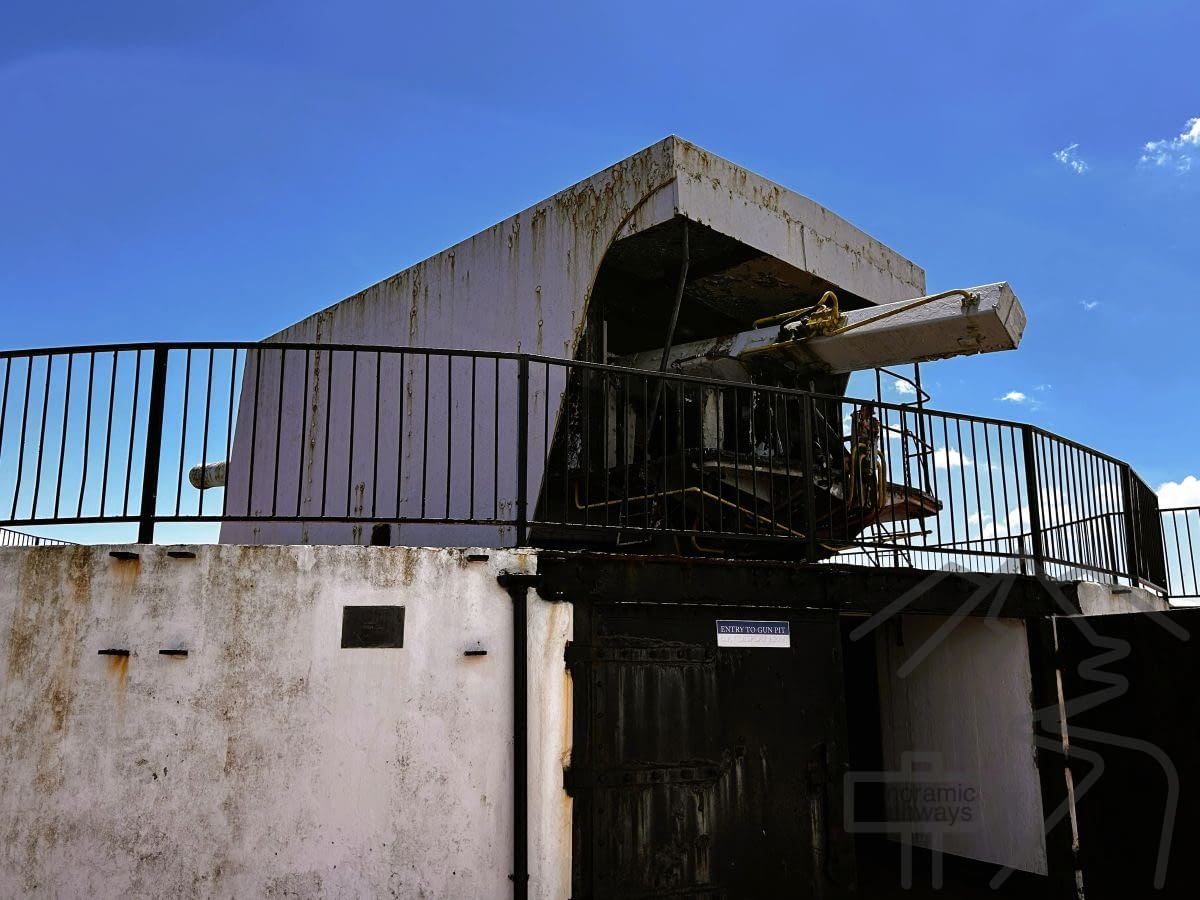 O&rsquo;Hara&rsquo;s Battery on the Rock of Gibraltar with the historic gun emplacement